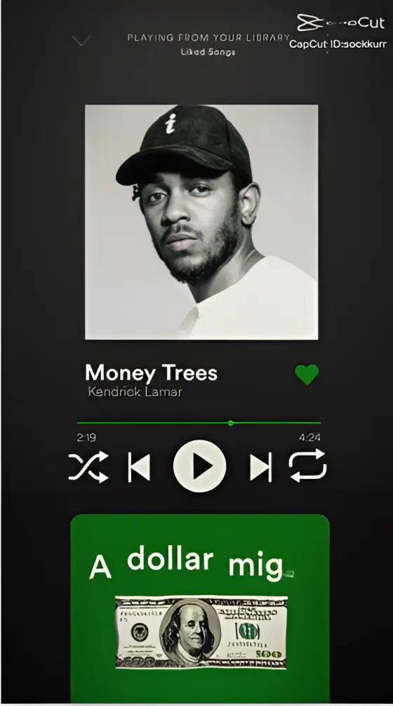 Money Trees dollar Capcut Template